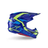 Alpinestars S-M7 Deed blue-yellow bukósisak