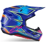 Alpinestars S-M7 Cast blue-pink-yellow bukósisak