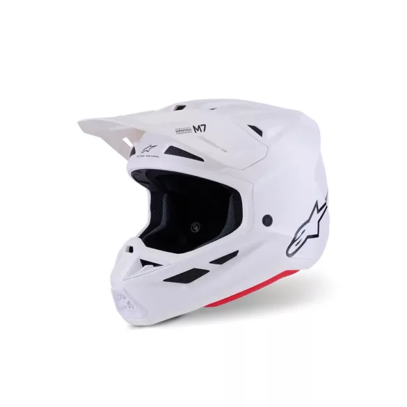 Alpinestars Supertech M7 Solid White Bukósisak