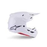 Alpinestars Supertech M7 Solid White Bukósisak