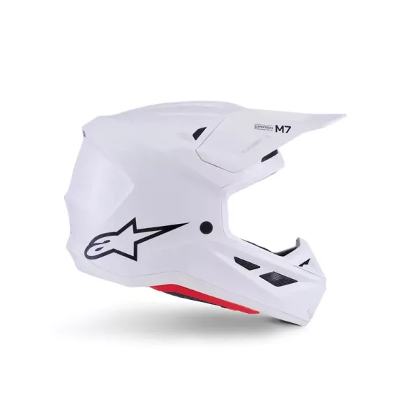 Alpinestars Supertech M7 Solid White Bukósisak