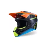 Alpinestars SM3 Fray black-orange-blue bukósisak 