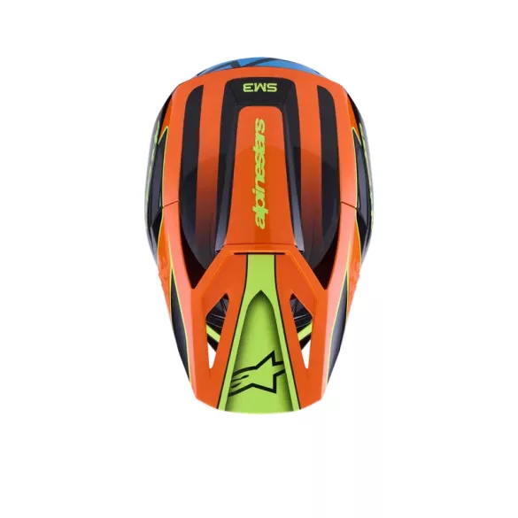 Alpinestars SM3 Fray black-orange-blue bukósisak 