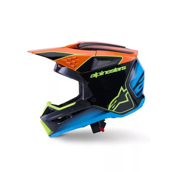 Alpinestars SM3 Fray black-orange-blue bukósisak 