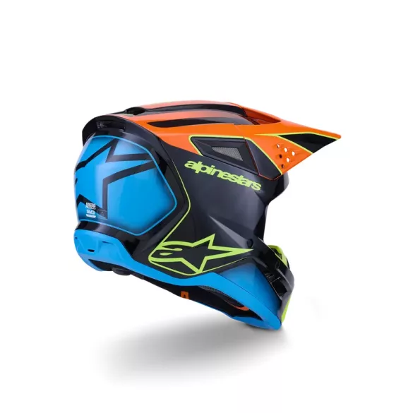 Alpinestars SM3 Fray black-orange-blue bukósisak 