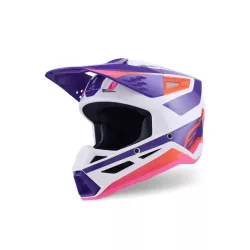 Alpinestars SM3 Heat purple-white-pink bukósisak 