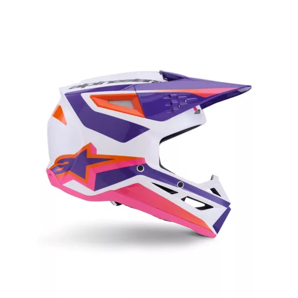 Alpinestars SM3 Heat purple-white-pink bukósisak 