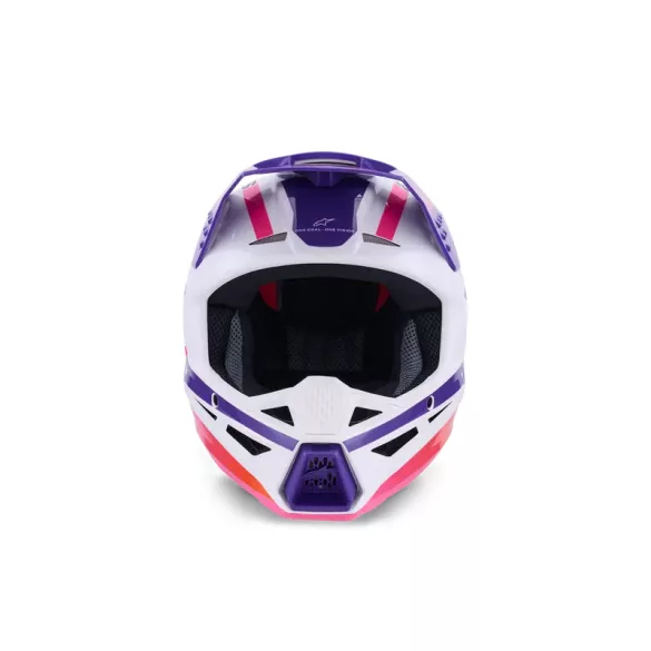 Alpinestars SM3 Heat purple-white-pink bukósisak 