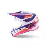 Alpinestars SM3 Heat purple-white-pink bukósisak 