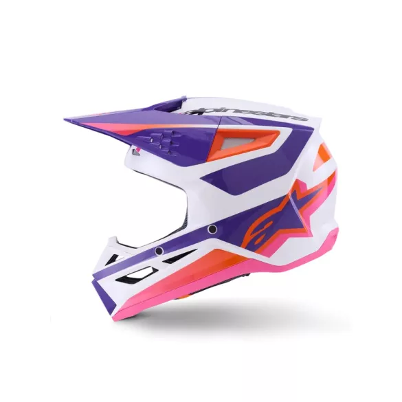 Alpinestars SM3 Heat purple-white-pink bukósisak 