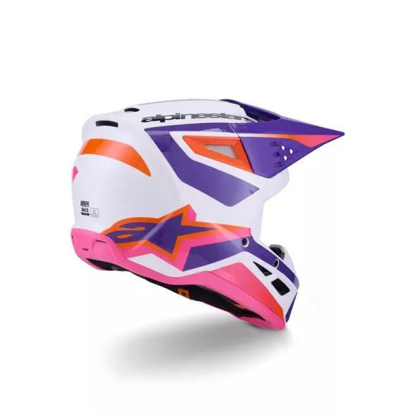 Alpinestars SM3 Heat purple-white-pink bukósisak 