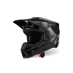 Alpinestars SM3 Solid gloss black bukósisak 