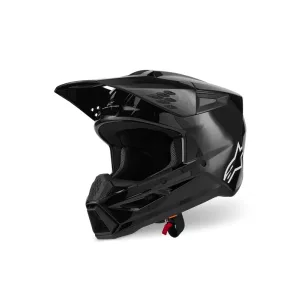 Alpinestars SM3 Solid gloss black bukósisak 