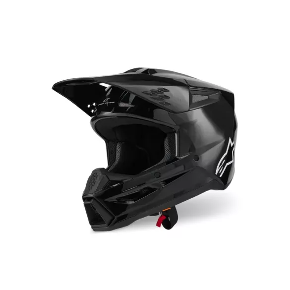 Alpinestars SM3 Solid gloss black bukósisak 