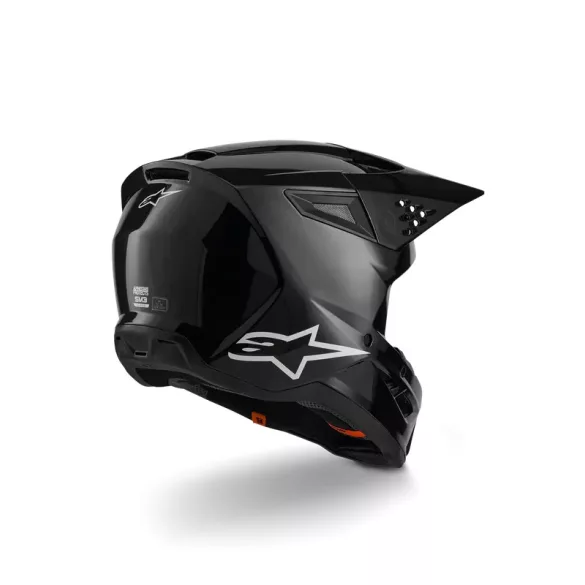 Alpinestars SM3 Solid gloss black bukósisak 