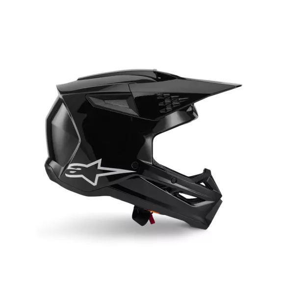 Alpinestars SM3 Solid gloss black bukósisak 