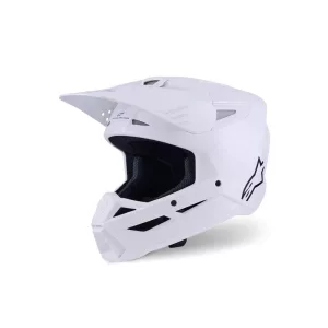 Alpinestars SM3 Solid gloss white bukósisak 