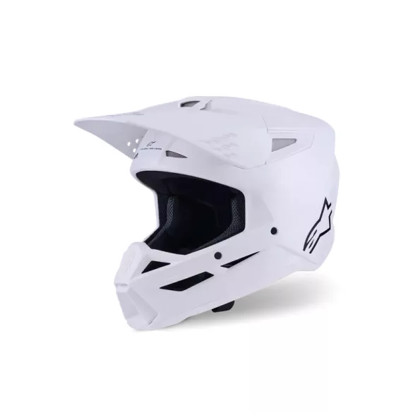 Alpinestars SM3 Solid gloss white bukósisak 