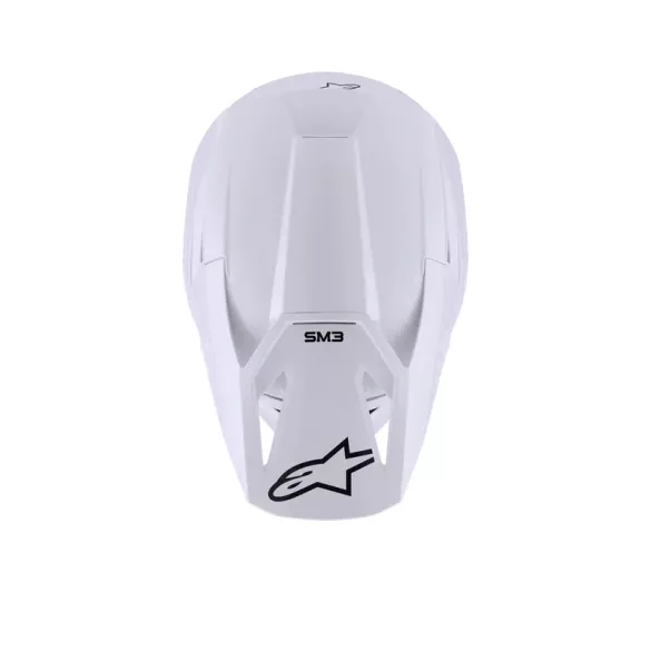 Alpinestars SM3 Solid gloss white bukósisak 