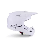 Alpinestars SM3 Solid gloss white bukósisak 