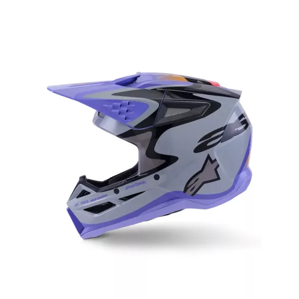 Alpinestars SM3 Jettson purple bukósisak 