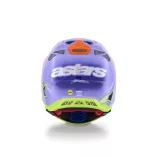 Alpinestars SM10  Jett Lawrence R01 bukósisak Pink / Lila / Neon Sárga