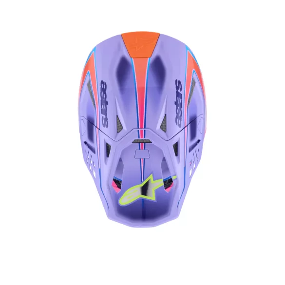 Alpinestars SM10  Jett Lawrence R01 bukósisak Pink / Lila / Neon Sárga
