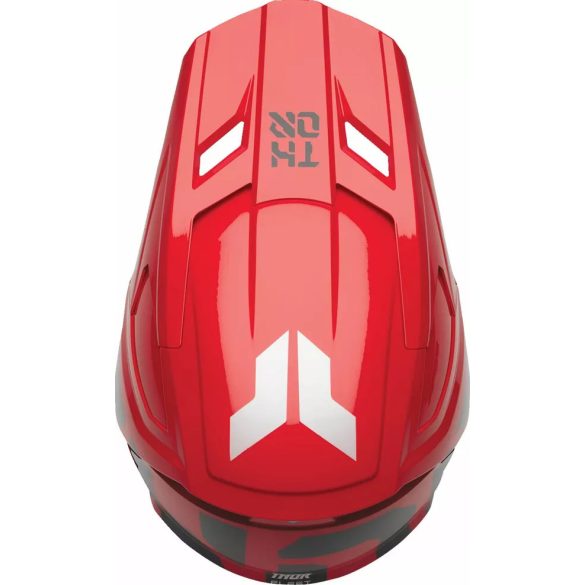 Thor Fleet Forge gyerek sisak  piros-fekete