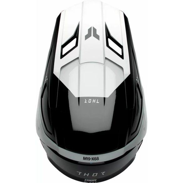 Thor Fleet Storm gyerek sisak  fehér-fekete