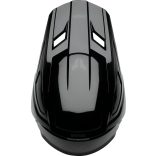 Thor Fleet blackout gyerek sisak  fekete fényes