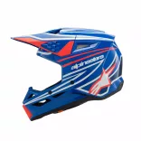 Alpinestars S-M3 Wurx gyerek bukósisak Blue-White-Red