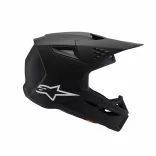 Alpinestars S-M3 solid black gyerek bukósisak