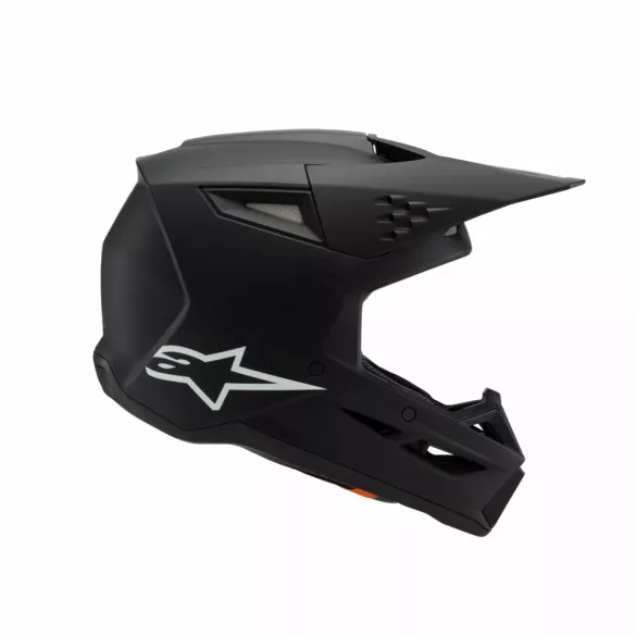 Alpinestars S-M3 solid black gyerek bukósisak