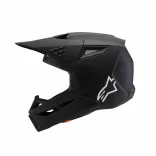 Alpinestars S-M3 solid black gyerek bukósisak
