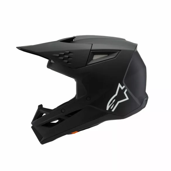 Alpinestars S-M3 solid black gyerek bukósisak
