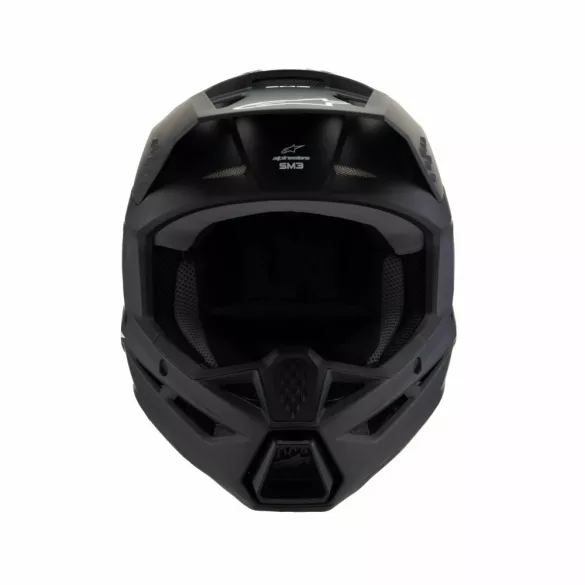 Alpinestars S-M3 solid black gyerek bukósisak