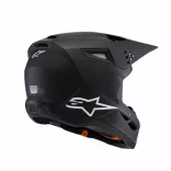 Alpinestars S-M3 solid black gyerek bukósisak