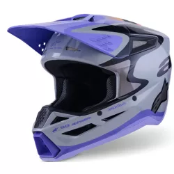 Alpinestars Gyerek S-M3 Jettson fekete, szürke és lila