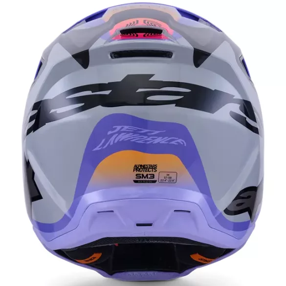 Alpinestars Gyerek S-M3 Jettson fekete, szürke és lila