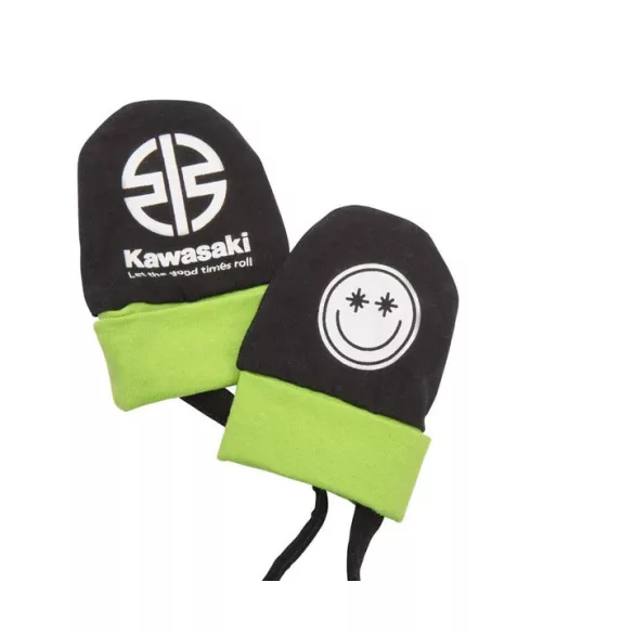 Kawasaki baby sapka-kesztyű szett