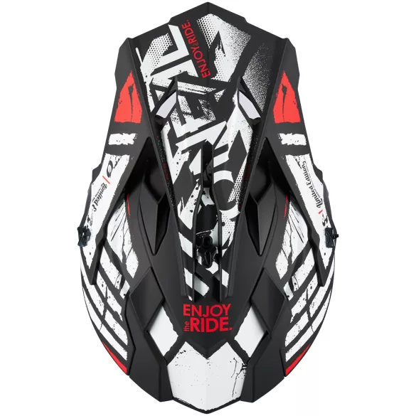 O'Neal 2SRS Helmet GLITCH black/white 