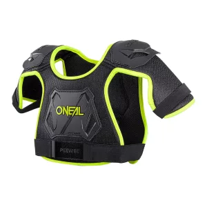 Oneal PeeWee Gyermek páncél, Fekete-fluo színben