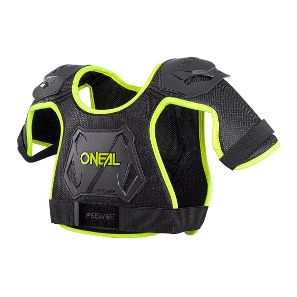 Oneal PeeWee Gyermek páncél, Fekete-fluo színben