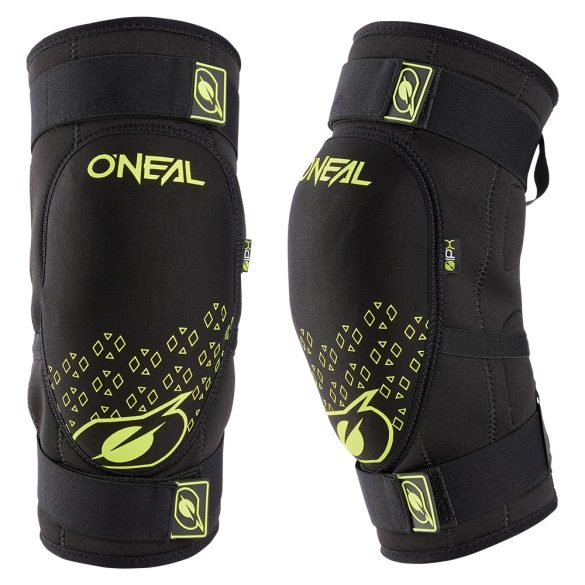 Oneal Dirt V.23  térdvédő, fekete-neonsárga, XL
