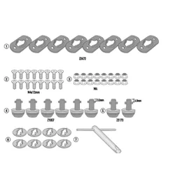   KAPPA ÁTALAKÍTÓ KÉSZLET KLO5137N, KLO5137MK, KLO5137CAM, KLX5137, KLO3117N, KLO3117MK, KLO3117CAM, KLX3117, KLX3125 OLDALKONZOLOK GYORSKIOLDÓSÁ TÉTELÉHEZ