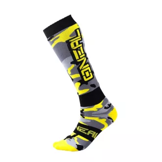 O'Neal pro MX sock hunter fekete/szürke/Neon sárga