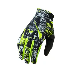 O'Neal Matrix kesztyű – Attack Black/Neon Yellow
