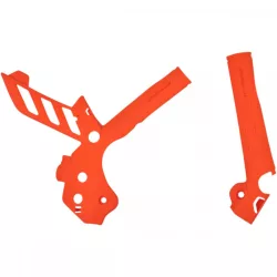   Polisport vázvédő KTM SX+SXF 11/15 + EXC+EXCF 12/16 motorokhoz, narancs színben