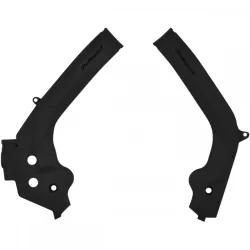   Polisport vázvédő KTM SX+SXF 17/19 + EXC+EXCF 16/20 motorokhoz, fekete színben