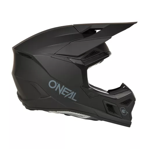 Oneal 3SRS solid black matte gyerek bukósisak